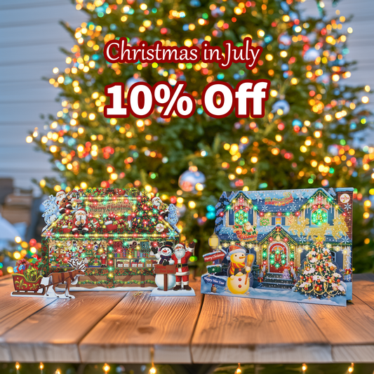 🎄Christmas in July: Final Hours to Celebrate with Magical Pop-Up Cards! 🎁