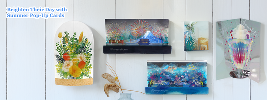 ☀️ Say Hello to Summer! Discover Our New 3D Pop-Up Cards Collection 🌸🍧🎆🌊