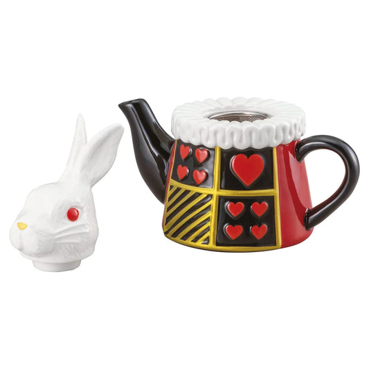 Alice in Wonderland March Hare Teapot – Top View with Removable Lid and 500ml Capacity