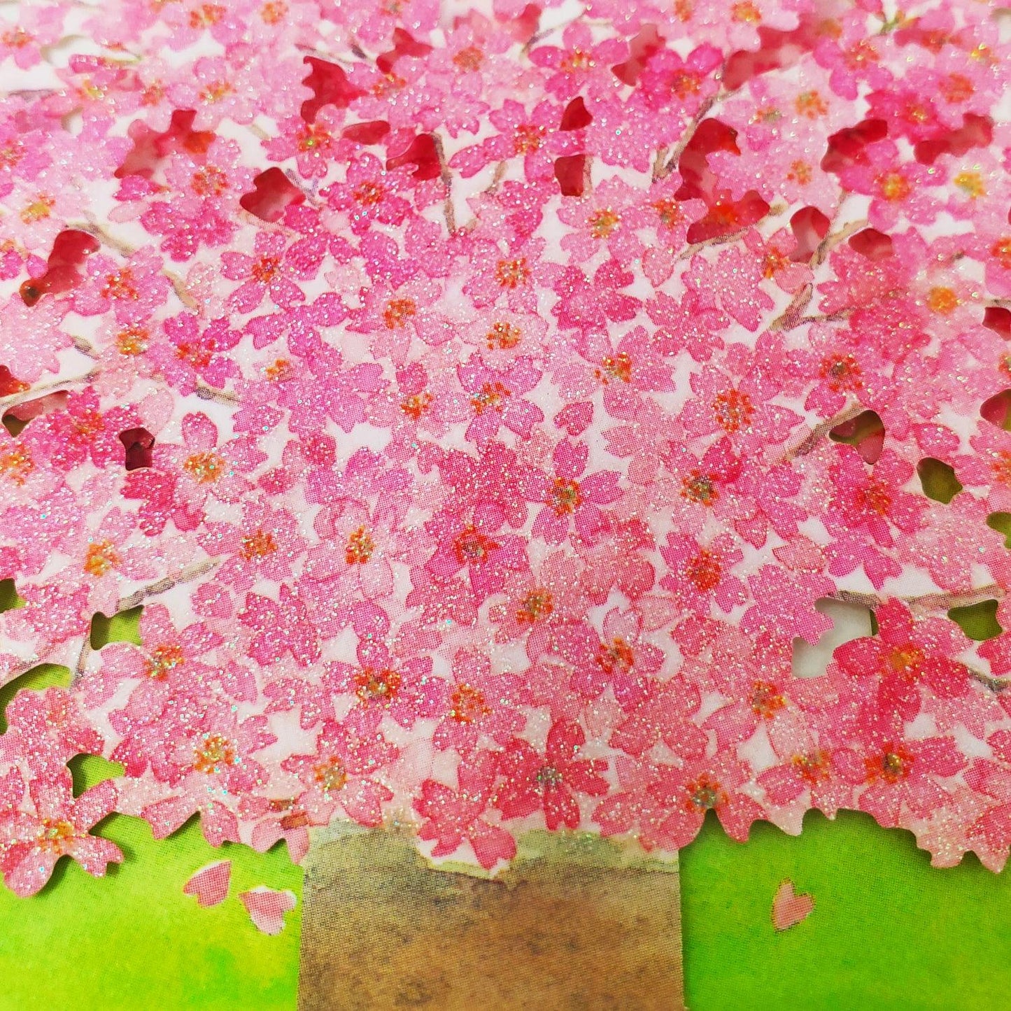 Sakura Cherry Blossom Pop-Up Card – 3D Floral Greeting Card for Any Occasion - Miss Girlie Girl