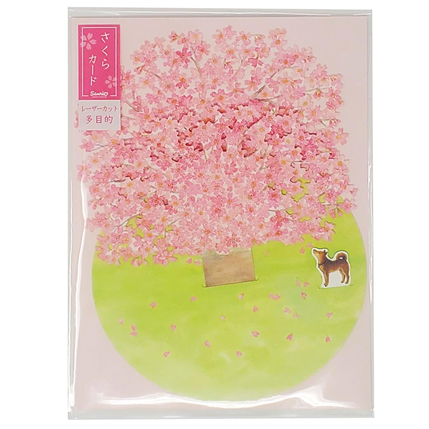 Sakura Cherry Blossom Pop-Up Card – 3D Floral Greeting Card for Any Occasion - Miss Girlie Girl