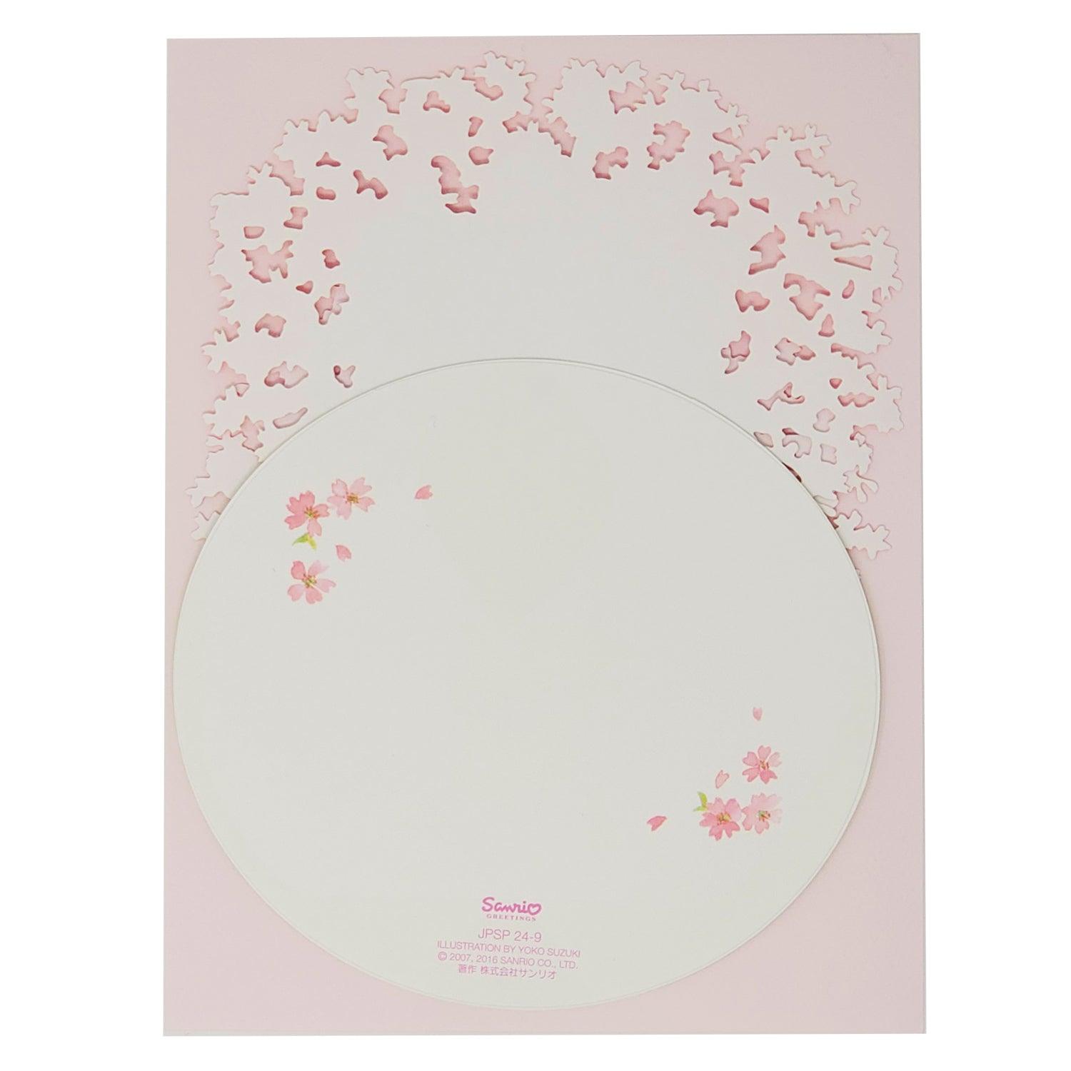 Sakura Cherry Blossom Pop-Up Card – 3D Floral Greeting Card for Any Occasion - Miss Girlie Girl