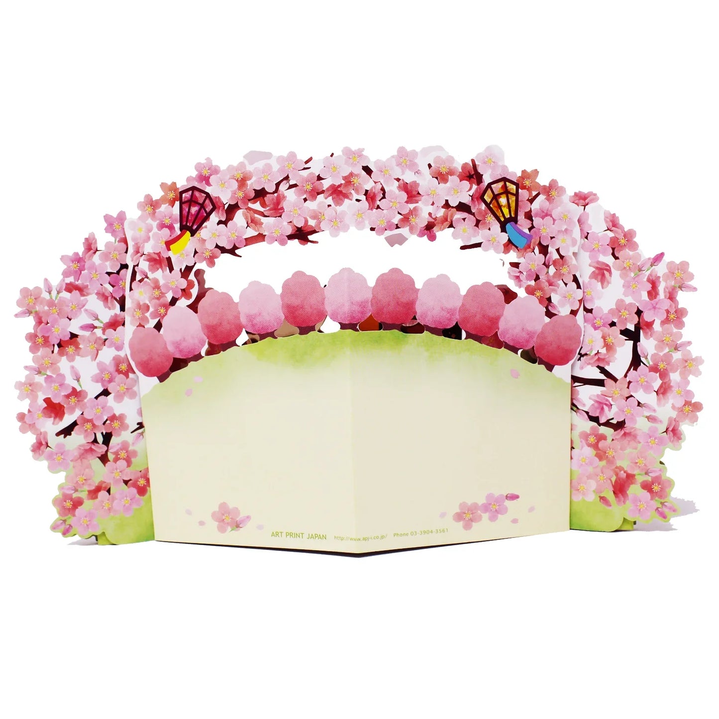 🌸Cherry Blossom 3D Pop-Up Card – Cat Picnic Under Sakura Trees - Miss Girlie Girl