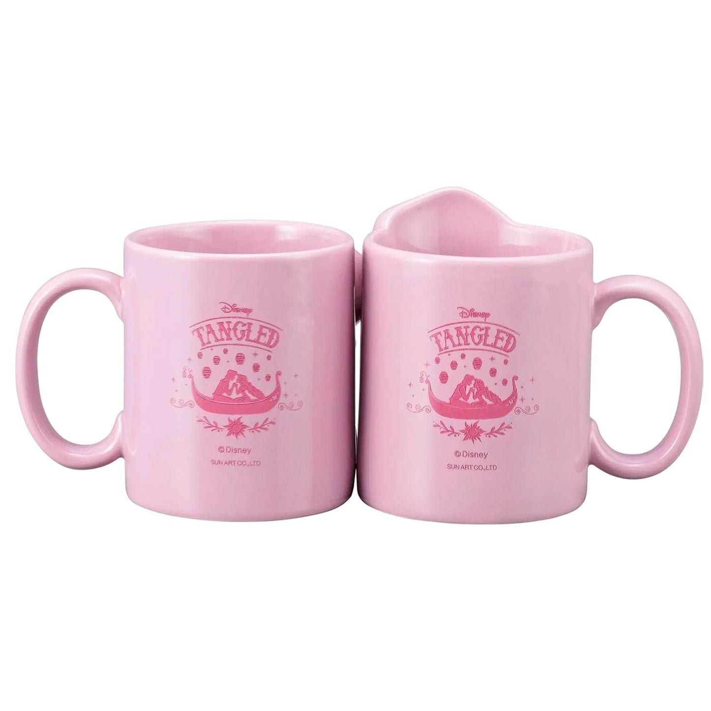 Disney Rapunzel on the Tower Mug Set - Porcelain Pair with Gift Box