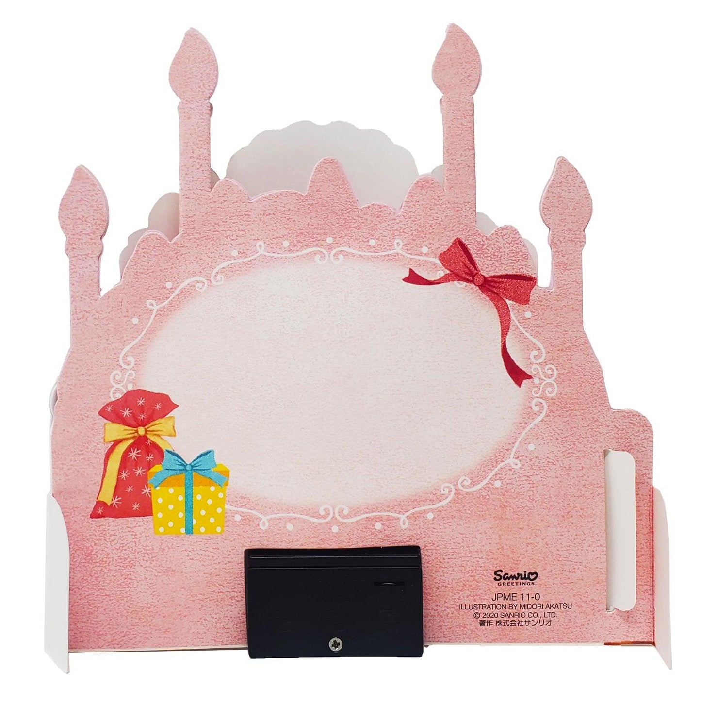 Happy Birthday Pop-Up Card with Lights, Melody & Replaceable Battery – 3D Fruit Cake