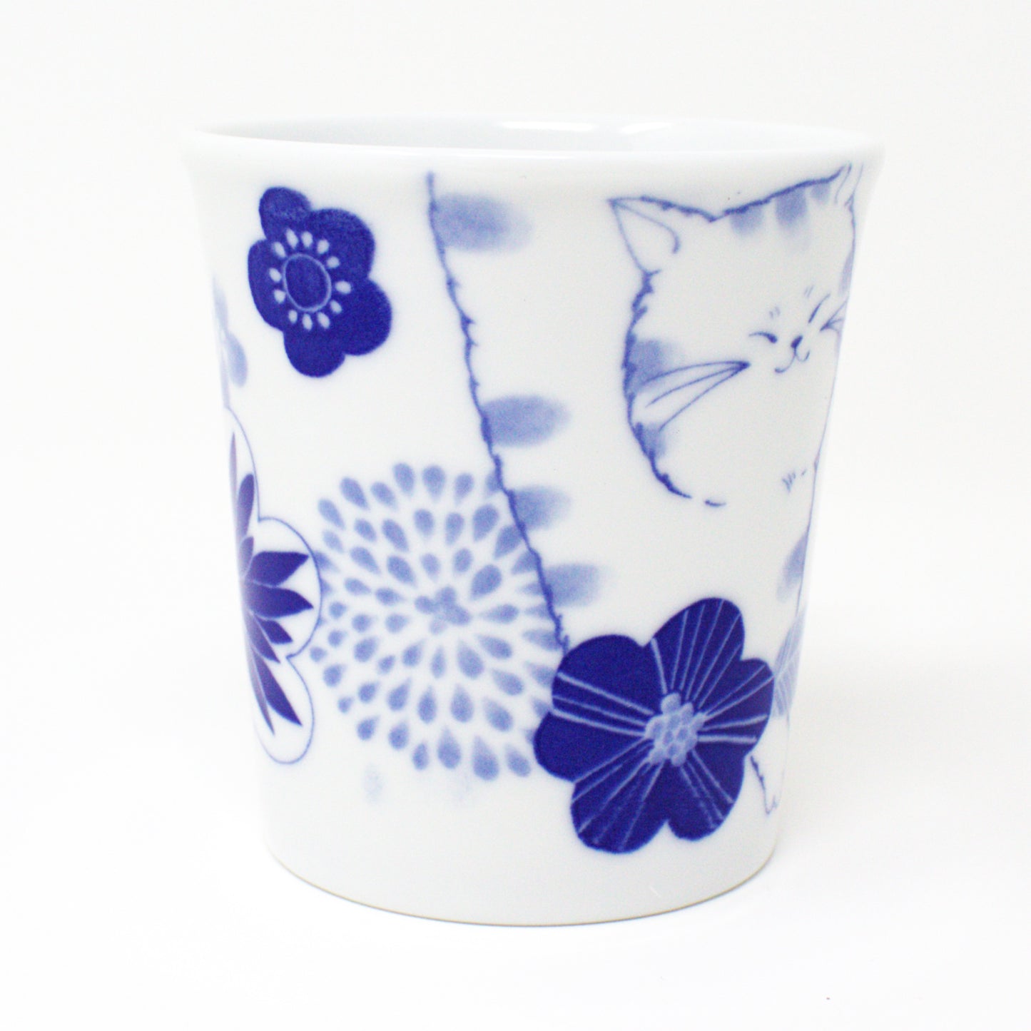 Japanese Nohohon Cat Porcelain Mug – Relaxed Cat Series – Mugi (Walking Cat) Made in Japan