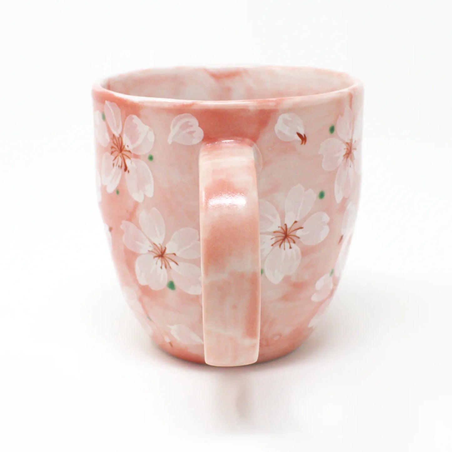 Cherry Blossom Mug - Mino Ware Japanese Ceramic Cup | Pink Sakura Floral Design - Yayoihana