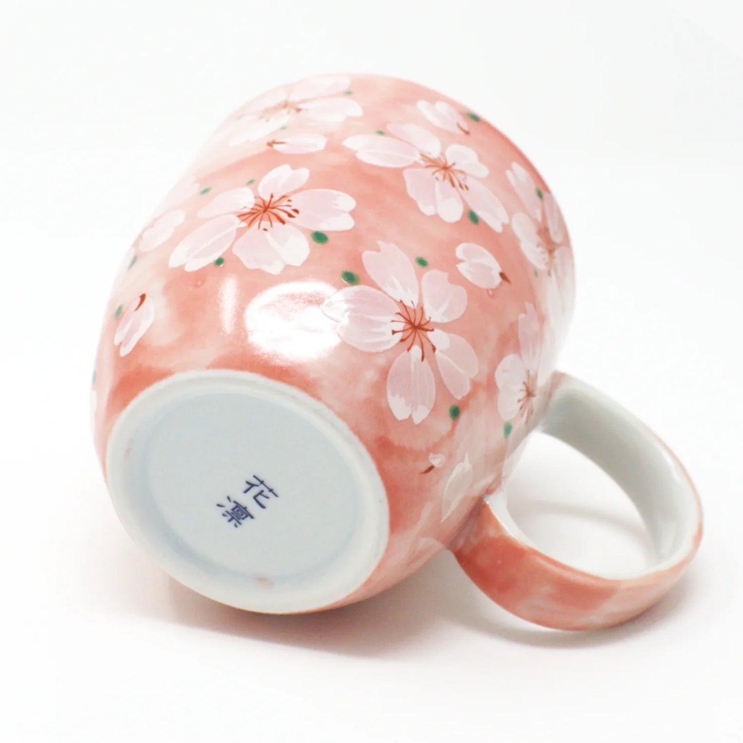 Cherry Blossom Mug - Mino Ware Japanese Ceramic Cup | Pink Sakura Floral Design - Yayoihana