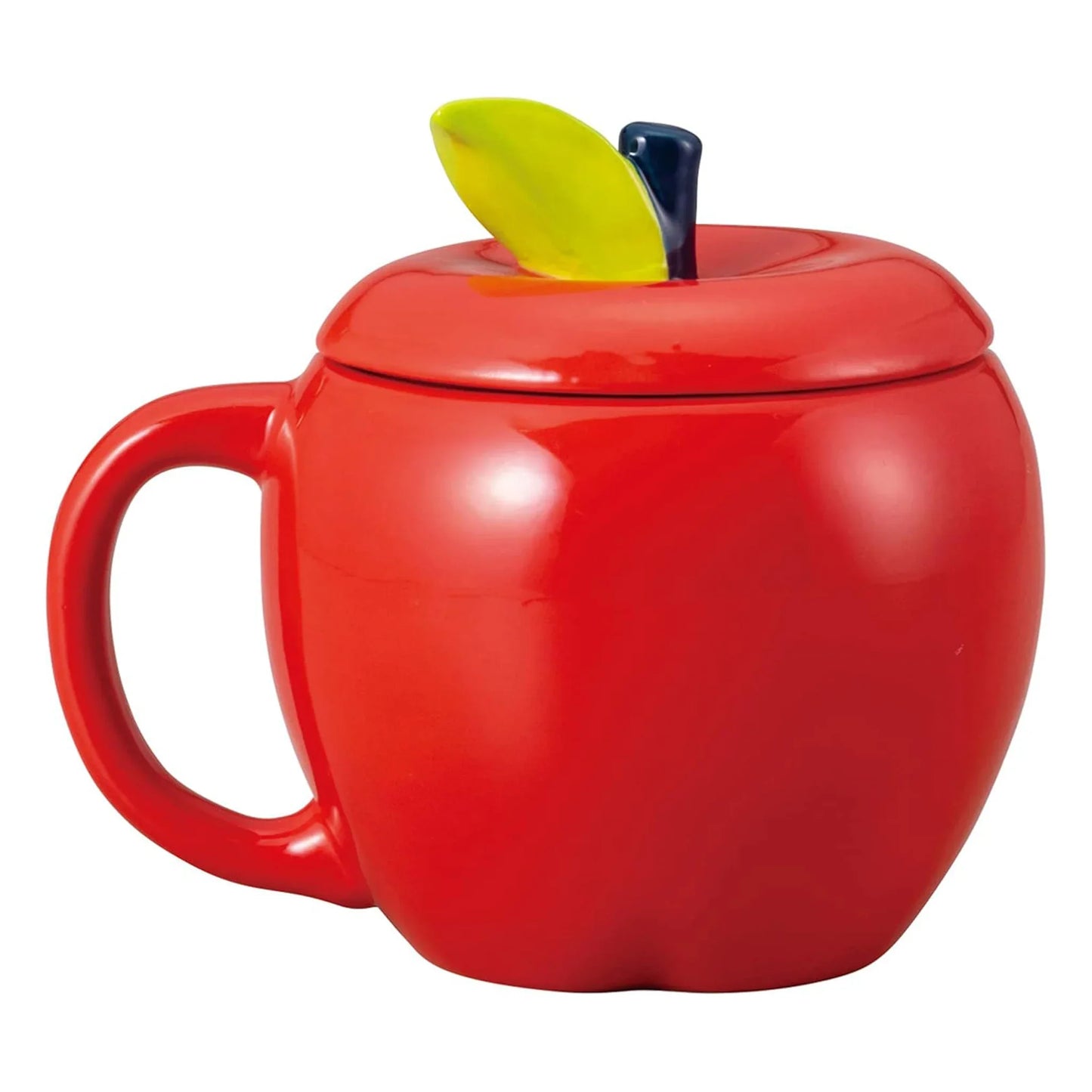 Winnie the Pooh Apple Mug with Lid - Porcelain 340ml - Disney Giftware