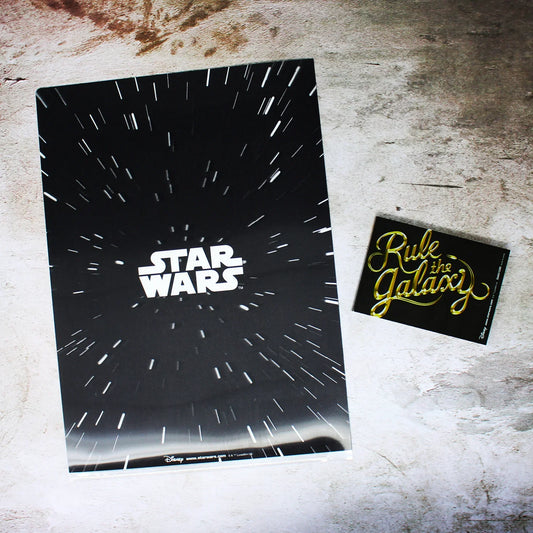 Star Wars Day gift bundle – Memo pad and clear file, Japanese stationery set