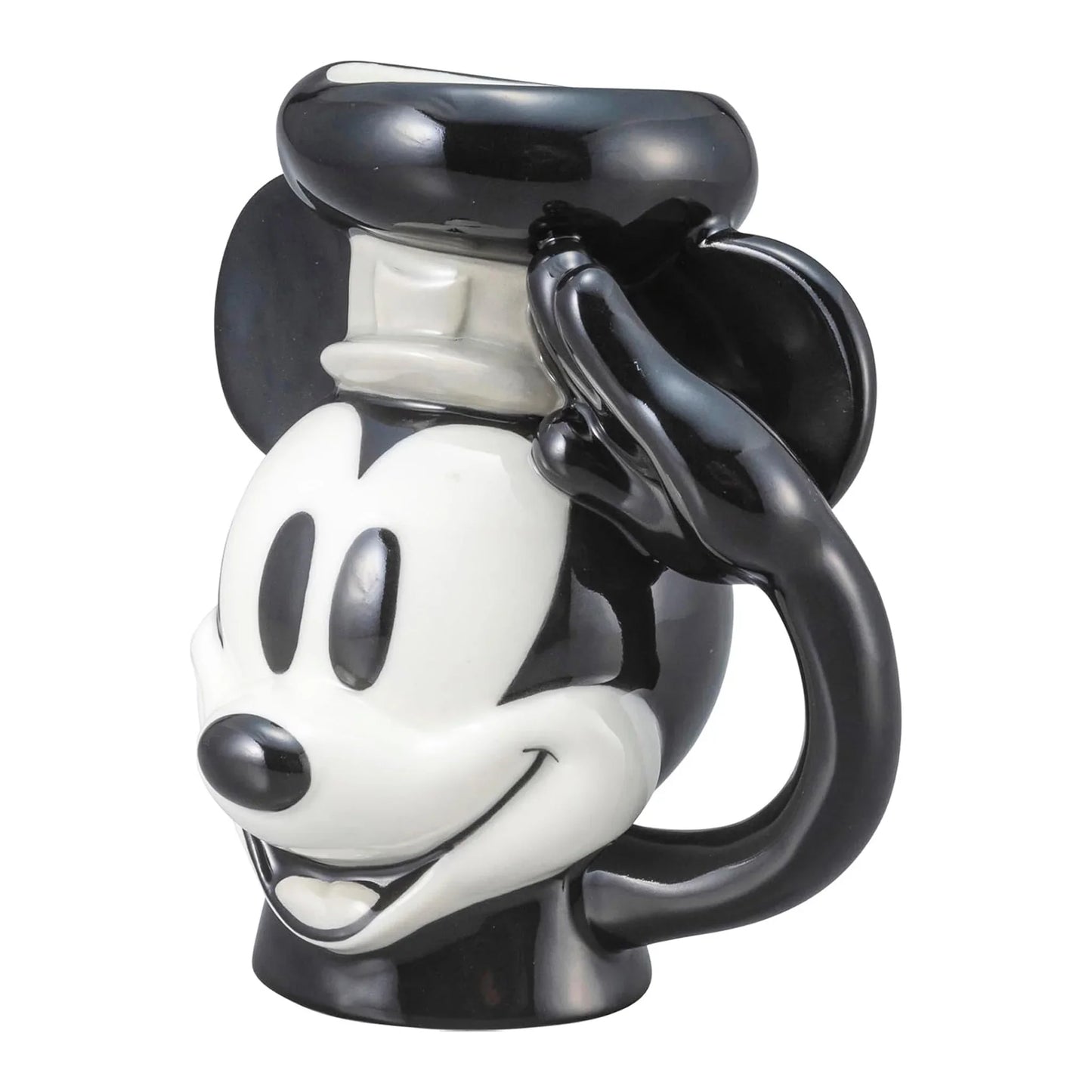 Disney D100 Steamboat Willie 3D Mug – Mickey Mouse vintage ceramic collector’s cup in commemorative box