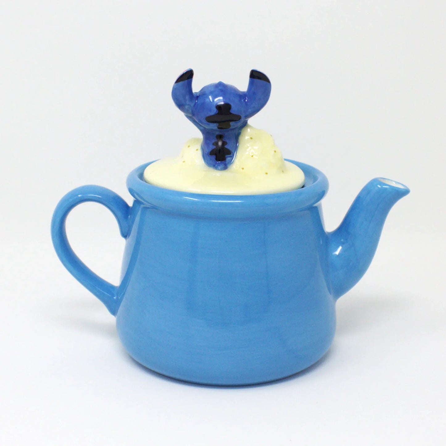 Disney Lilo & Stitch Teapot - 3D Stitch Lid, Porcelain, Gift Box Included