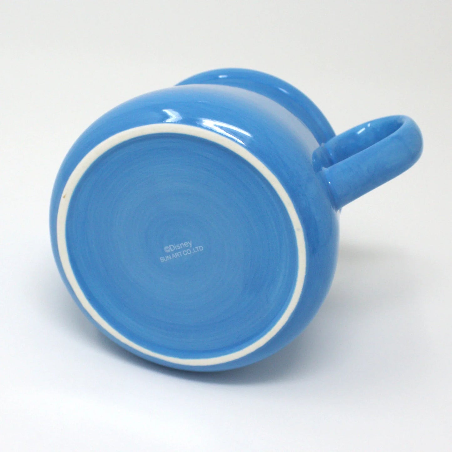 Disney Lilo & Stitch porcelain teapot with 3D Stitch figure on lid, blue design, includes themed gift box