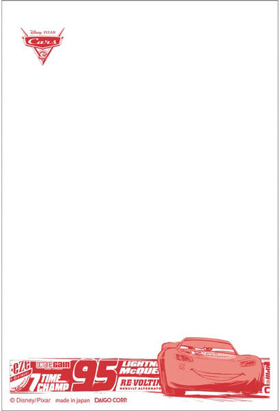 Disney Pixar Cars Lightning McQueen 95 3D Lenticular Card - Miss Girlie Girl