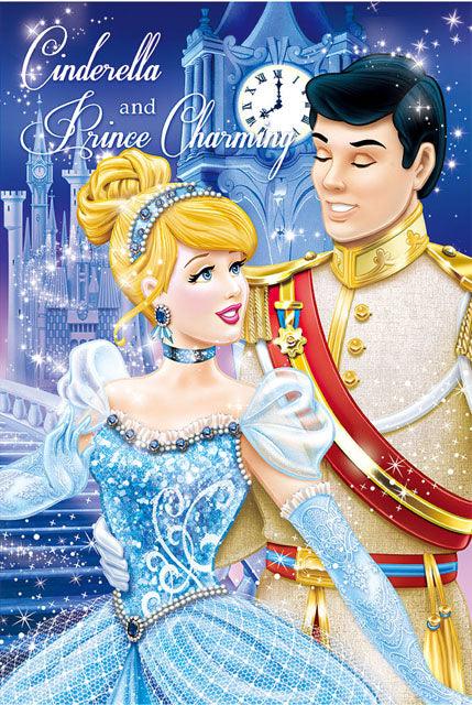 Disney Princess Cinderella and Prince Charming 3D Lenticular Card - Miss Girlie Girl