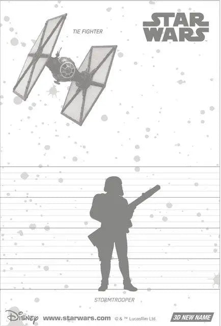 STAR WARS Shooting Weapons 3D Lenticular Card by Daigo