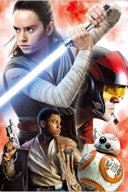 STAR WARS The Last Jedi Rey & The Resistance 3D Lenticular Card - Miss Girlie Girl