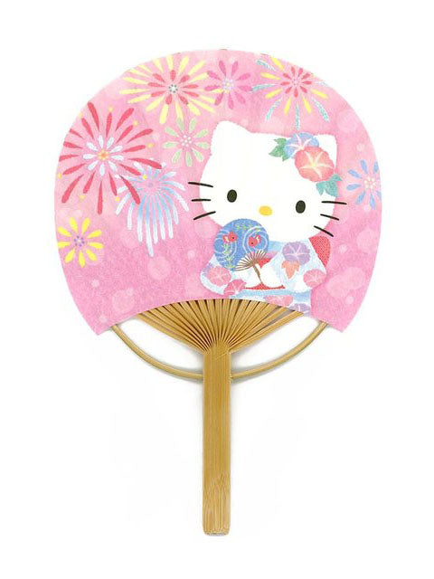 stewardesse dobbelt fedme Hello Kitty Mini Bamboo Handle Flat Paper Fan – Miss Girlie Girl