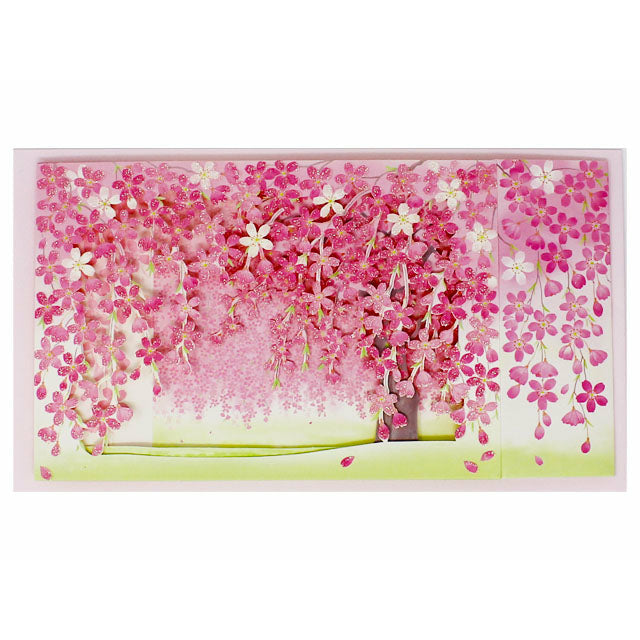 Cherry Blossom Tree Box Pop Up Decorative Greeting Card - Miss Girlie Girl