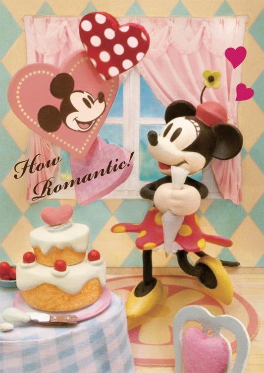 Disney Romantic Minnie 3D Lenticular Greeting Card - Miss Girlie Girl