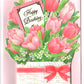 Happy Birthday Flower Bouquet - Tulip - Pop Up Greeting Card - Miss Girlie Girl