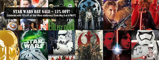 🛸 The Force is Still Strong – 15% Off Star Wars Stationery Ends Soon!