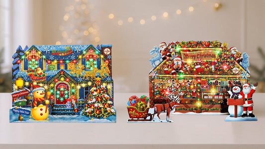 Musical Christmas Cards with Lights: Christmas Home or Gift Shop?