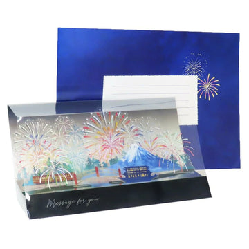 Fireworks 3D Pop-Up Card – Holographic Summer Celebration – Miss Girlie Girl