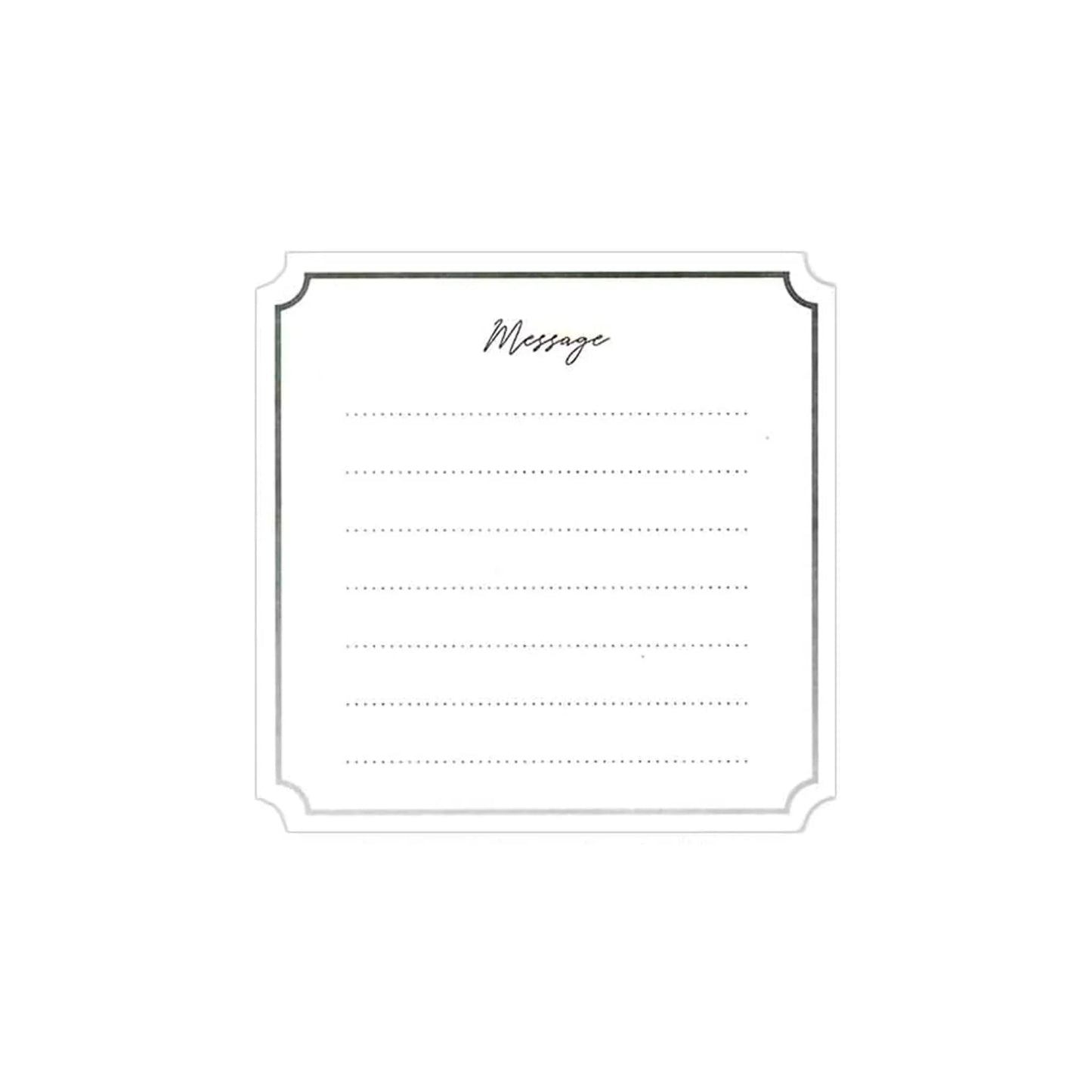Mini message card of Fireworks Cubic Pop-Up Card at the top on a white background