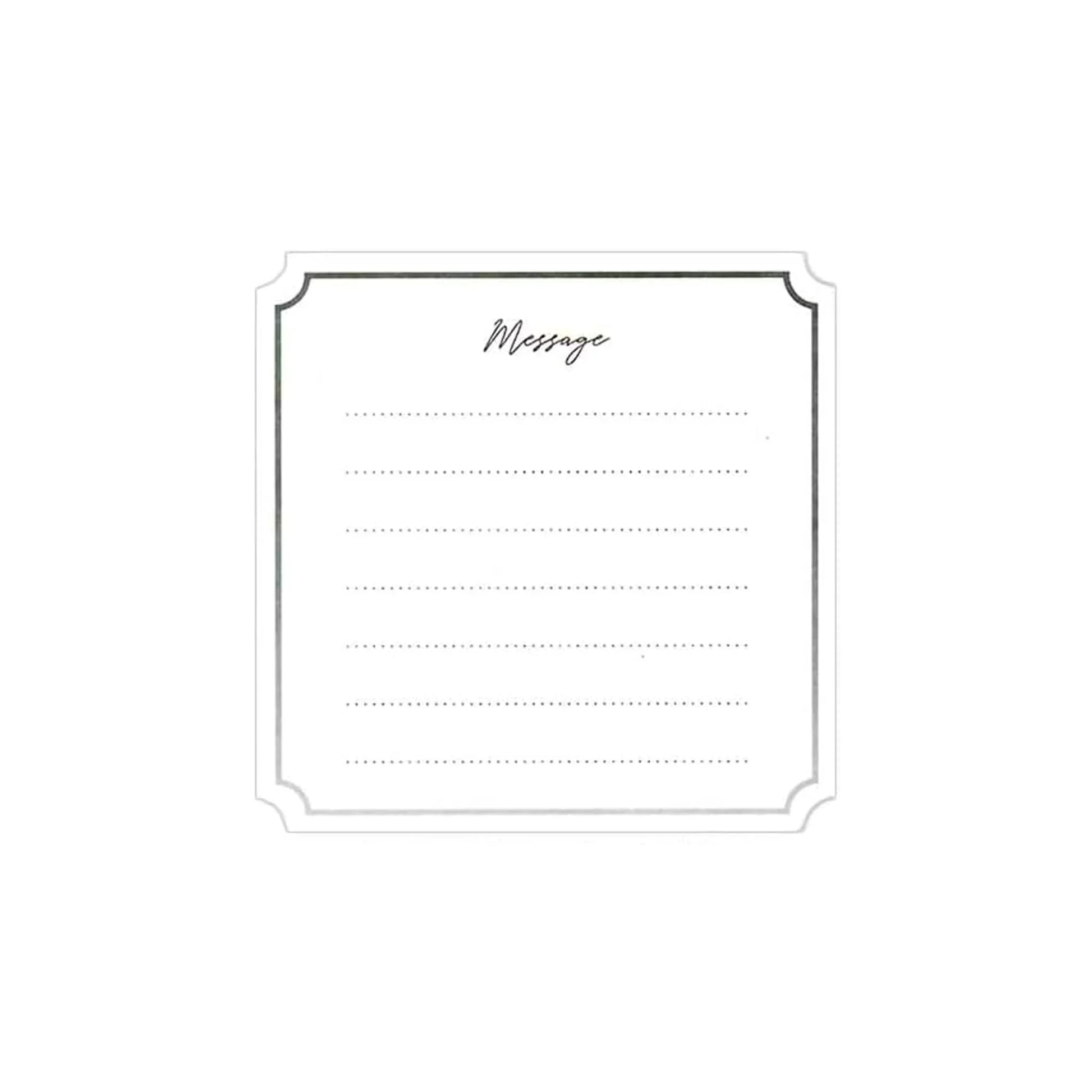 Mini message card of Fireworks Cubic Pop-Up Card at the top on a white background