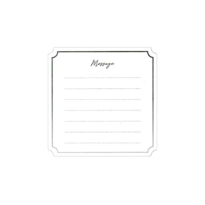 Mini message card of Fireworks Cubic Pop-Up Card at the top on a white background