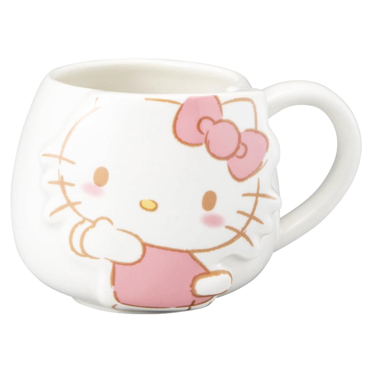 Hello Kitty 3D Mug – 355mL Porcelain Cup | SUNART – Miss Girlie Girl