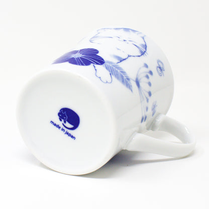 Japanese Nohohon Cat Porcelain Mug – Relaxed Cat Series – Mugi (Walking Cat) Made in Japan