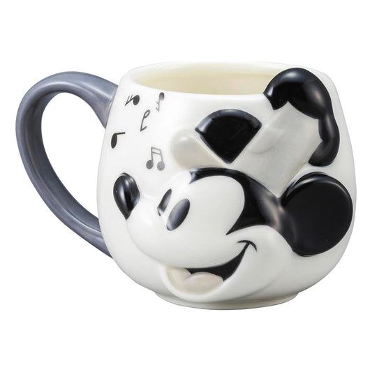 Walt Disney D100 Mickey Face Mug – Steamboat Willie 100th Anniversary Edition