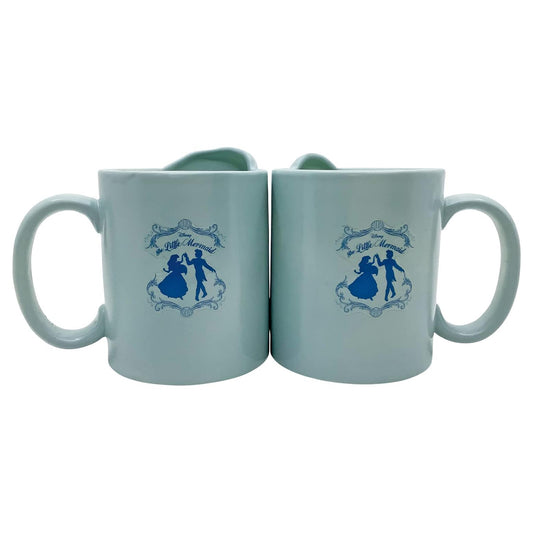 Disney The Little Mermaid Ariel Mug Set – Porcelain Pair with Gift Box