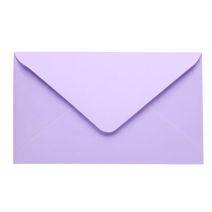 Light purple envelope included with the Sparkling Multicolor Wisteria 3D Pop-Up Greeting Card