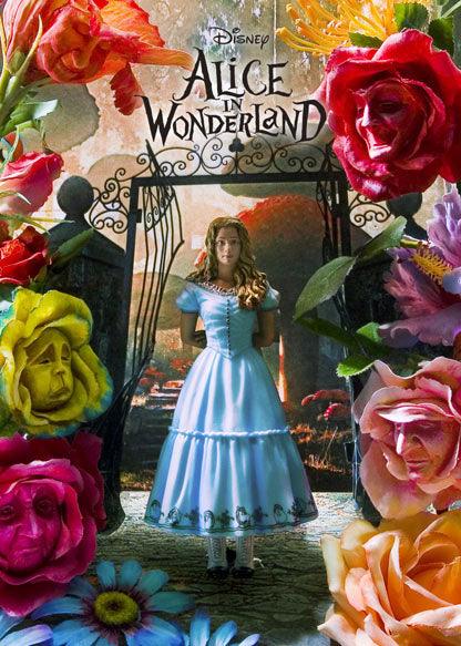 Disney Alice in Wonderland 3D Lenticular Greeting Card – Alice’s Adventures Collectible, Stunning Depth & Motion Effect, Made in Japan - Miss Girlie Girl