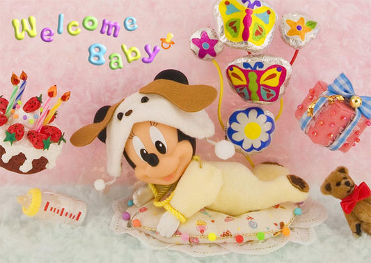 Disney Welcome Baby 3D Lenticular Greeting Card - Miss Girlie Girl