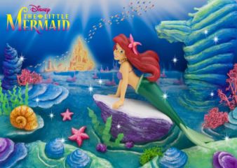 Disney Little Mermaid 3D Lenticular Greeting Card - Miss Girlie Girl