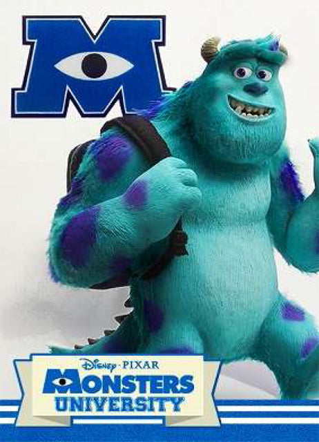 Disney Pixar Sulley in Monsters University 3D Lenticular Greeting Card - Miss Girlie Girl