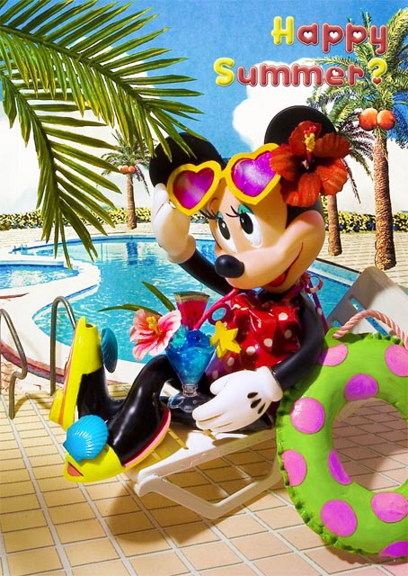 Disney Vacation Minnie 3D Lenticular Greeting Card - Miss Girlie Girl