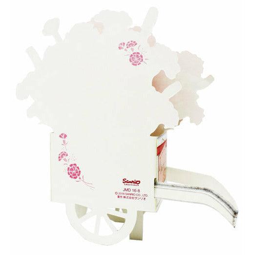 Carnation Wagon Bouquet Pop Up Mother's Day Card - Miss Girlie Girl