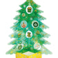 Evergreen Crystal 3D Christmas Tree Pop Up Greeting Card - Miss Girlie Girl
