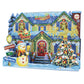 Illuminated Christmas Home Lights and Music Pop Up Card Plays 6 Christmas Melody with Flashing Lights