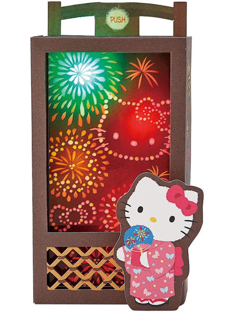 Hello Kitty Fireworks Lights and Sound Pop Up Card - Miss Girlie Girl
