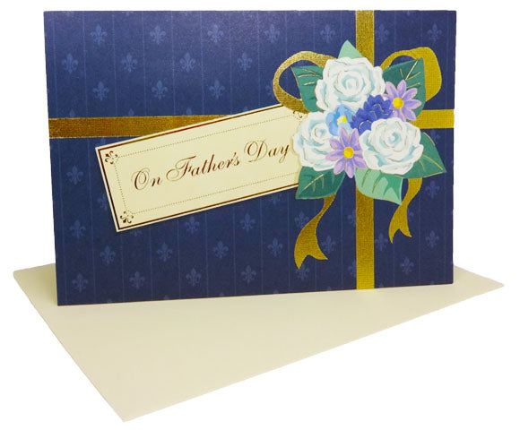On Father's Day Pop Up Greeting Card - Miss Girlie Girl